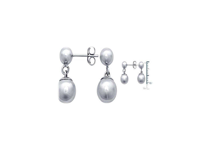 Rhodium Plated | Chandelier Earrings